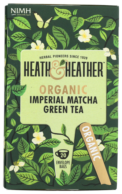 Matcha Green Tea- Te Verde, 20 uni, marca Heath & Heather