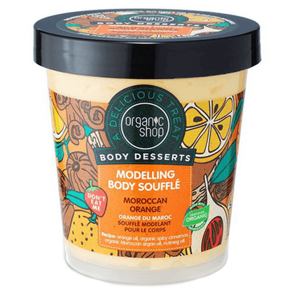Crema de Cuerpo Naranja Body Desserts, 450 ml, marca Organic Shop