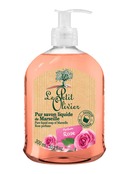 Jabon líquido Rosa, 300 ml, marca Le Petit Olivier