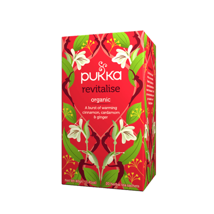 Infusion Revitalise, 20 uni, marca Pukka
