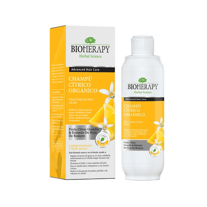 Shampoo Citrus Cabello Graso, 330 ml, marca Bioherapy