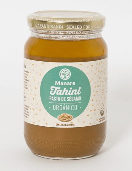 Tahini de Sesamo Organica, 330 gr, marca Manare