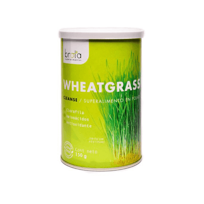 Wheatgrass en polvo Cleanse, 150 gr, marca Brota