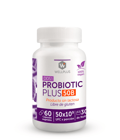 Probiotic Plus Adulto 50 Billones, 60 capsulas, wellplus