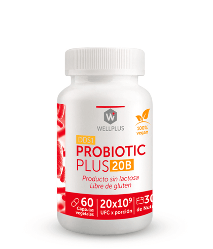 Probiotic Plus 20 Billones, 60 capsulas, wellplus
