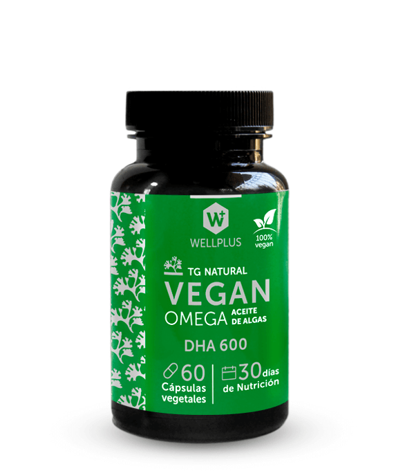 Vegan Omega 3 600 DHA, 60 Capsulas de 700 mg