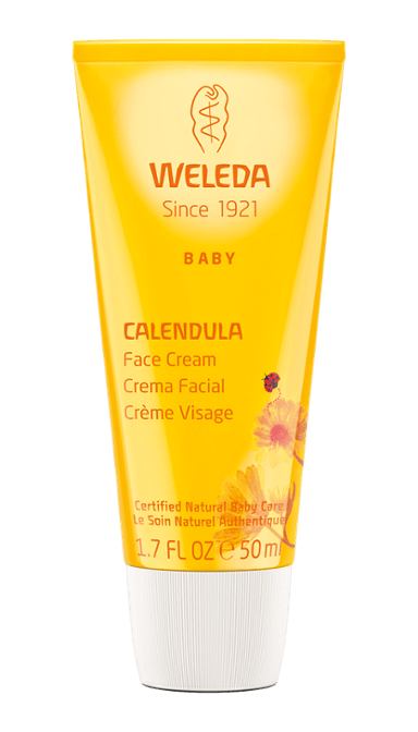 Crema Facial de Caléndula Bebe, 50 ml, marca Weleda – chilebefree