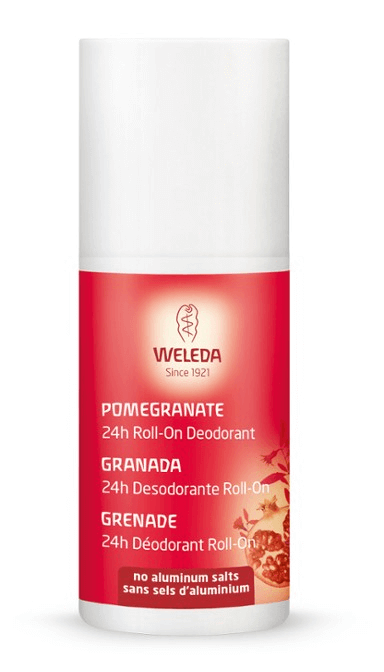 Desodorante Granada Roll-On 24 Hr, 50 ml, marca Weleda
