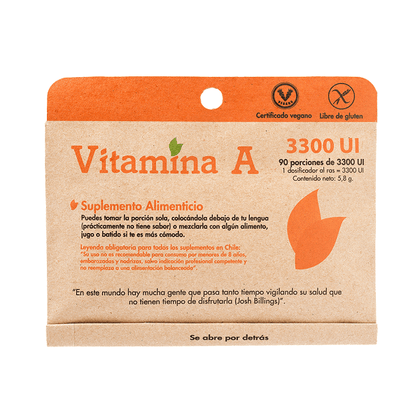 Vitamina A en Polvo 90 Porciones Marca Dulzura Natural