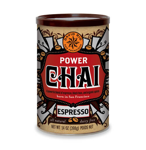 Te Chai Instantaneo Power Espresso, 398 gr, marca David Rio
