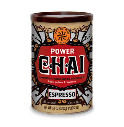 Te Chai Instantaneo Power Espresso, 398 gr, marca David Rio