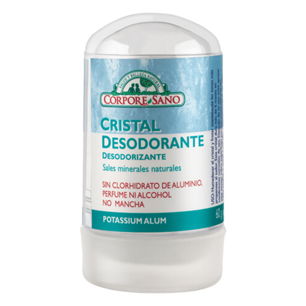 Desodorante de Cristal Potassium, 60 ml, marca Corpore Sano