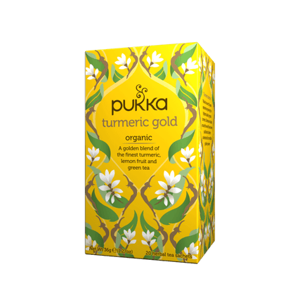 Infusion Turmeric Gold, 20 uni, marca Pukka
