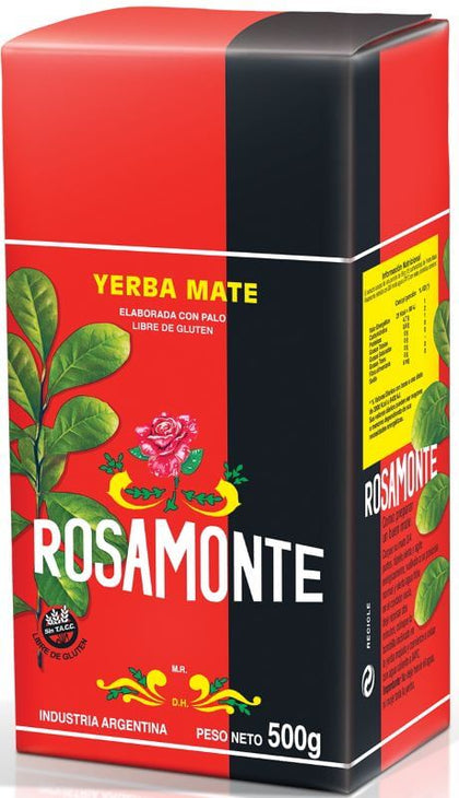 Yerba Mate con Palo, 500 gr, marca Rosamonte