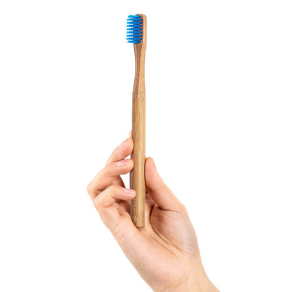 Cepillo de Dientes Bambú Suave Azul, 1 uni, marca Biobrush