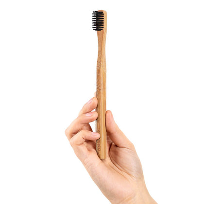 Cepillo de Dientes Bambú Medio Negro, 1 uni, marca Biobrush