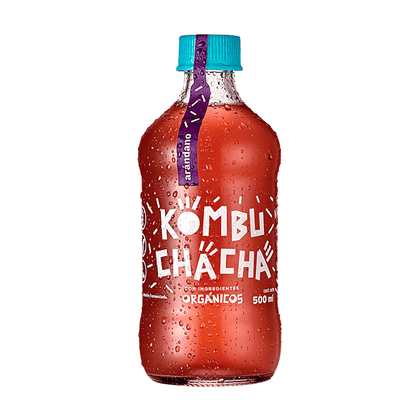 Kombucha Arandano, 500 ml, marca Kombuchacha