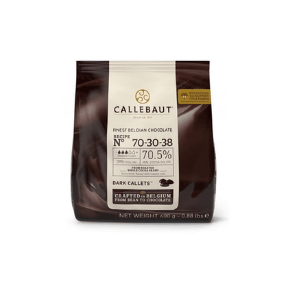 Chocolate Belga Amargo 70%, 400 gr, marca Callebaut