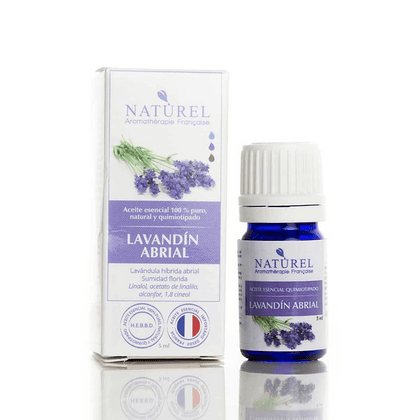 Aceite Esencial Lavandin Abrial Frances, 5 ml, marca Naturel Organic