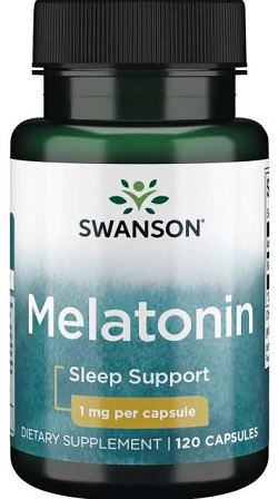 Melatonina en capsulas de 1 Mg, 120 Cap, marca Swanson