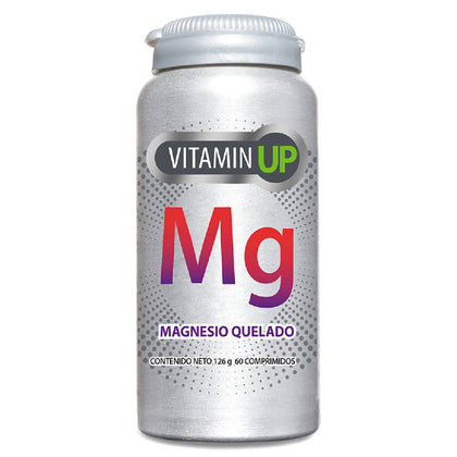 Magnesio Quelado de 2100 Mg, 60 Capsulas, Vitamin Up