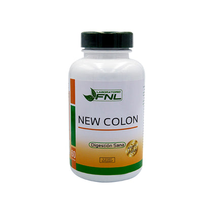 New Colon en capsulas de 300 mg, 60 Cap, marca FNL
