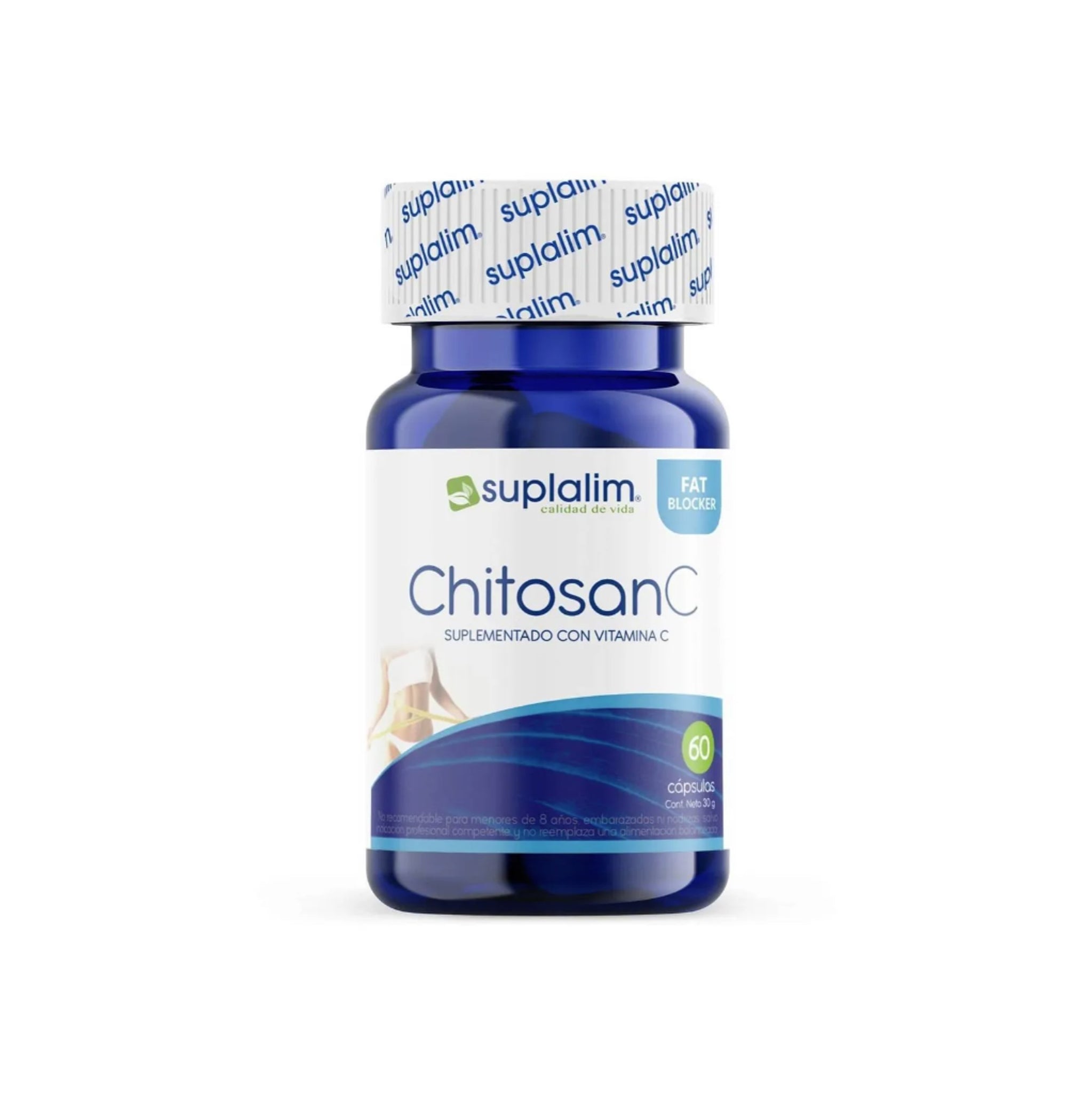 Chitosan + Vitamina C, 60 Cap, Suplalim