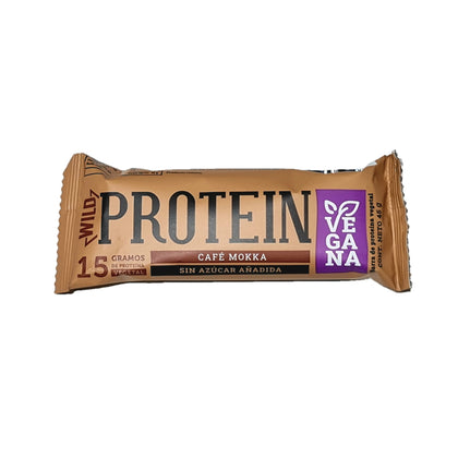 Caja 5 u Wild Protein Bar Café Moka, 5 X 45 Gr, Wild Protein