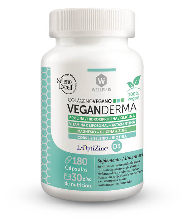 Vegan Derma Colageno vegano, 180 capsulas