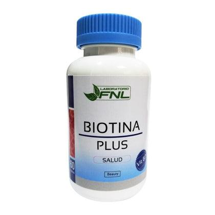 Biotina Plus en cápsulas, 60 Cap, marca Fnl