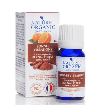 Sinergia Aromaterapia Buenas Vibras, 10 ml, marca Naturel Organic