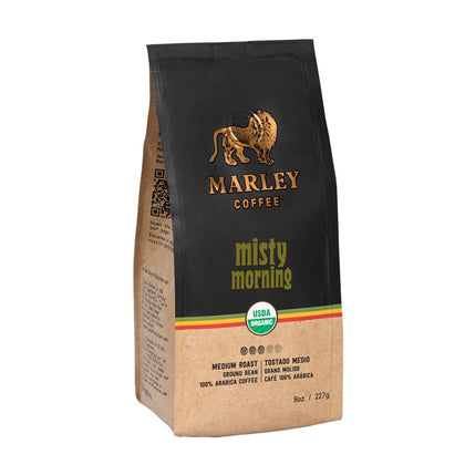 Cafe Molido Tostado Medio Mystic Morning, 227 gr, marca Marley Coffee