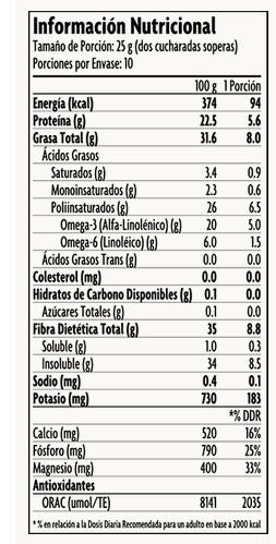 Chia Negra, 250 Gr, marca Sow