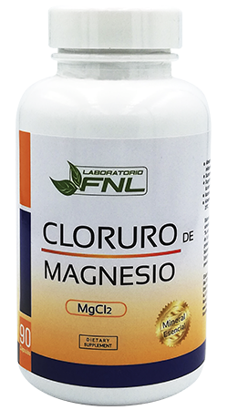 Cloruro de Magnesio en Cápsulas de 500 mg, 90 uni, marca Fnl
