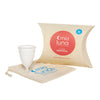 Copa Menstrual Talla M Blanca, marca Mialuna