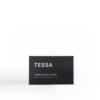 Jabon Facial Detox, 100 gr, marca Tessa