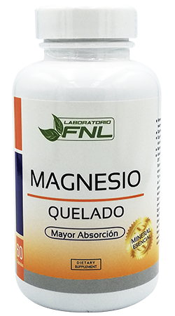 Magnesio Quelado en Cápsulas de 240 mg, 60 uni, marca Fnl