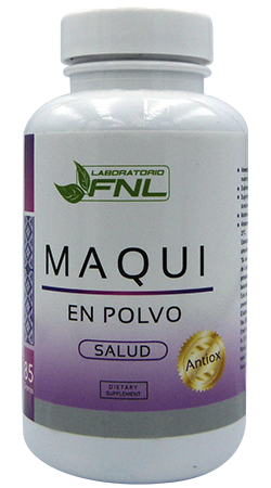 Maqui en Cápsulas de 500 mg, 60 uni, marca Fnl