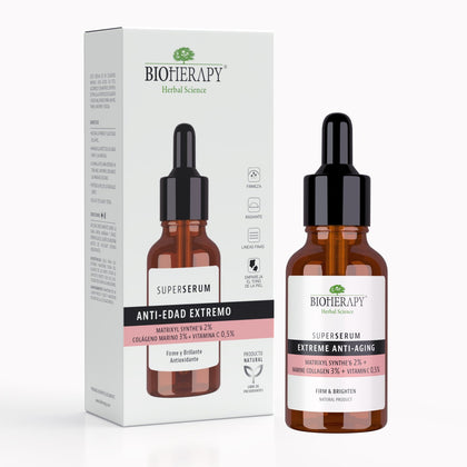 Serum Anti Edad con Colágeno y Vitamina C, 30 ml, marca Bioherapy