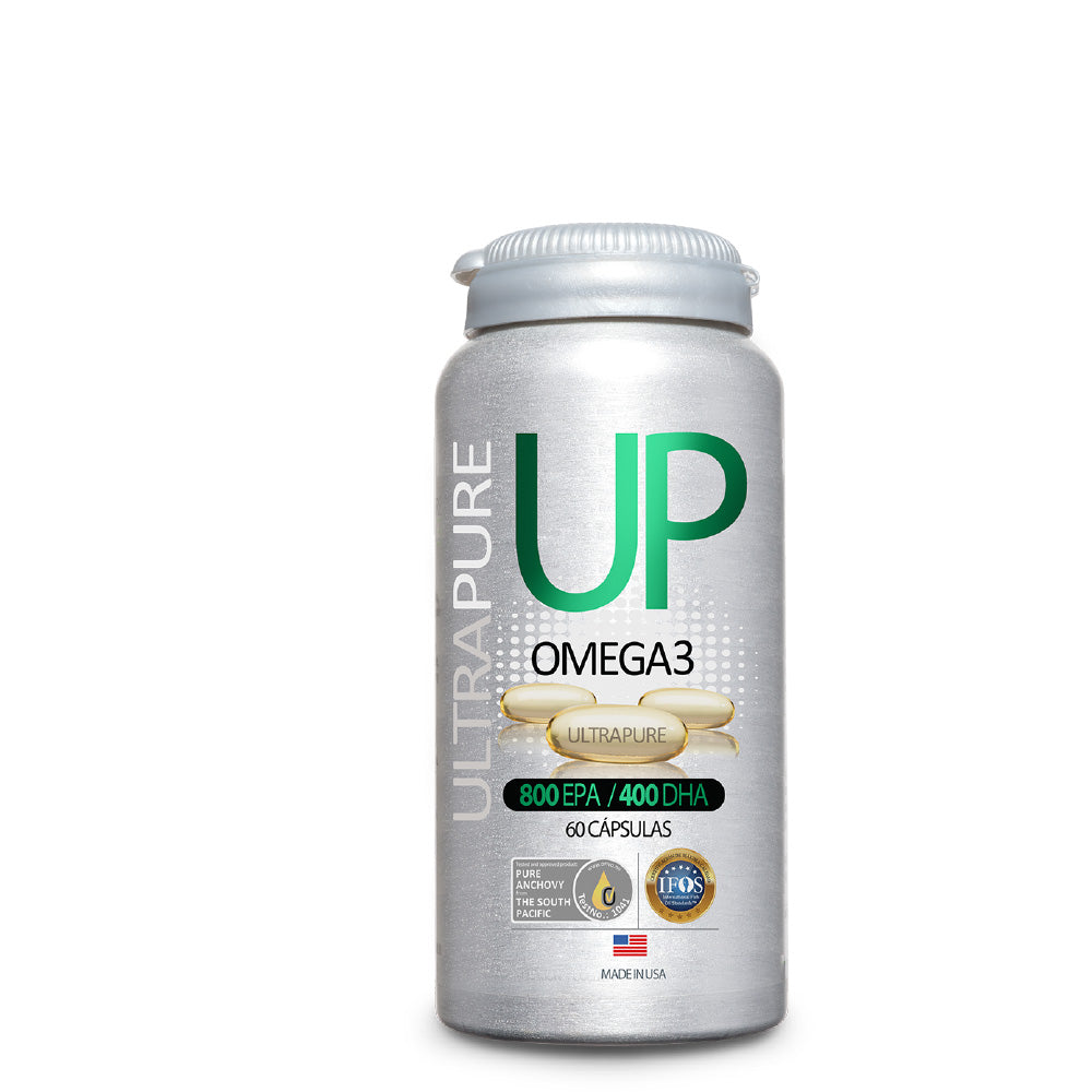 Omega 3 Up Ultra Pure 800Epa/400Dha, 60 Cap, marca Up Omega