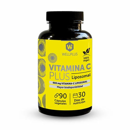 3 x Vitamina C Liposomal, 3 x 90 capsulas, wellplus