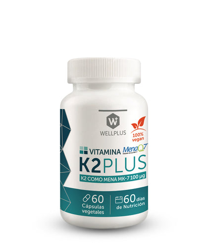 Vitamina K2 Plus en cápsulas 800Ui, 60 capsulas