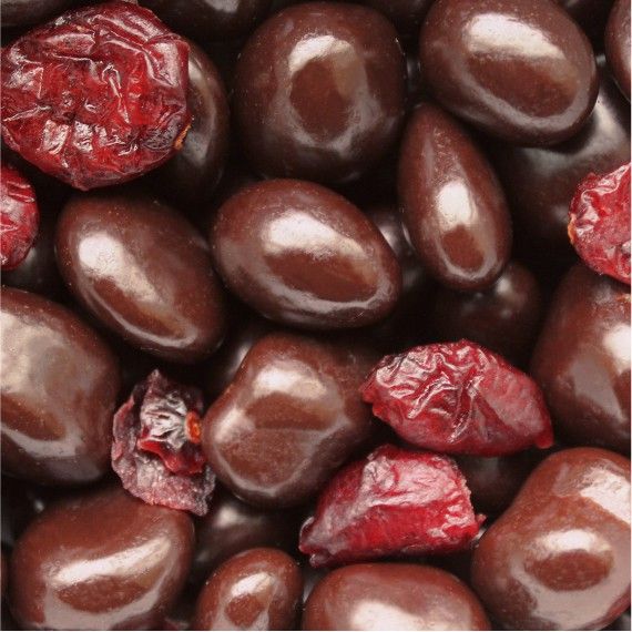 Granel Cranberries Chocolate Leche, 250 gr, marca Be Free