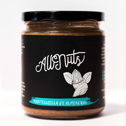 Mantequilla de Almendras, 450 gr, marca Allnuts