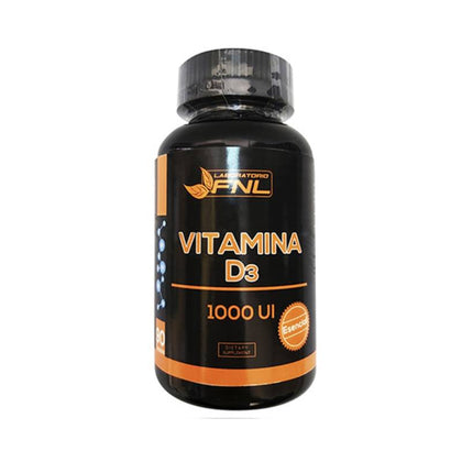 Vitamina D3 En Capsulas De 1000 Ui, 90 Cap, Fnl